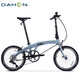 大行（DAHON）P10折疊自行車(chē)20英寸10速鋁合金成人通勤V剎 PAA003 消光灰藍