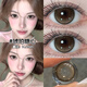 朵秀美瞳半年拋云端之境MC40彩色隱形眼鏡1片*2 琥珀糖心14.2mm 0度