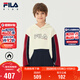 FILA【斐暖功能】斐樂(lè )兒童童裝衛衣2025年冬季男中大童加絨衫