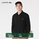 LACOSTE【王一博同款】法國鱷魚(yú)男裝秋冬經(jīng)典修身長(cháng)袖Polo衫|PH6254 031/黑色 L 5