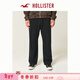 HOLLISTER【寬松慵懶風(fēng)】25秋冬保暖抓絨衛褲男裝334-5086 黑色 S (175/76A)