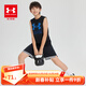安德瑪（Under Armour）童裝男童吸濕速干針織運動(dòng)背心兒童籃球服訓練上衣 黑色 150 【尺碼偏小，按正常拍大一碼】