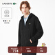 LACOSTE法國鱷魚(yú)男裝25秋冬新款經(jīng)典純棉百搭連帽拉鏈衛衣外套|SH9809 031/黑色 XL 6