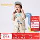 巴拉巴拉寶寶短袖套裝男女童夏裝洋氣背帶褲兩件套2025時(shí)髦潮209225119203
