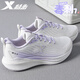 特步（XTEP）毒刺7女鞋運動(dòng)鞋子女士春季款緩震回彈跑步鞋輕便百搭健身跳繩鞋 【毒刺7.0-輕盈減震】 帆白/雛菊紫 38 【官方正品】