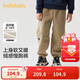 巴拉巴拉童裝男童褲子秋冬女童中大童加絨休閑褲兒童長(cháng)褲