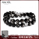 AWNL 【新秀同款】立體星陣如恩符文北歐M隕石手鏈送男友生日禮物 XL碼 推薦手圍17-18cm