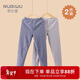 努比屋兒童秋褲2條裝秋冬無(wú)痕內穿打底褲男中大童女童秋季保暖褲