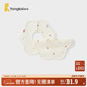 童泰（TONGTAI）嬰兒圍嘴純棉新生兒防吐奶墊巾初生寶寶吸濕透氣花瓣圍兜飯兜 粉色 29x29cm