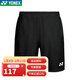尤尼克斯（YONEX）25年新款YY羽毛球服運動(dòng)吸汗男女短褲系列速干120065BCR 女士短褲-220065-007黑 L