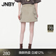 JNBY/江南布衣夏季半身裙女工裝風(fēng)棉質(zhì)通勤A(yíng)型短裙休閑5O5D15340 287/黃卡其 L