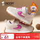 SNOOPY史努比童鞋兒童運動(dòng)鞋冬季短絨二棉鞋男女童保暖跑鞋2870米色33