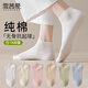 雪茜曼女士襪子女短襪純棉抑菌防臭船襪秋季運動(dòng)百搭糖果色無(wú)骨襪