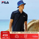 FILA 斐樂(lè )官方男子針織短袖POLO衫夏季休閑透氣男基礎上衣短袖衫