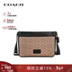 蔻馳（COACH）【品牌直供】男士單肩斜挎包公文包男包送男友禮物新年情人節禮物 卡其色CV761 QBNRX