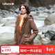 LAFUMA樂(lè )飛葉戶(hù)外沖鋒衣三合一女防水可拆卸700蓬排骨羽絨內膽LFJA5CZ62 藤褐WB M (38)165/84A
