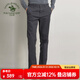 圣大保羅秋冬新款商務(wù)休閑褲男棉質(zhì)微彈合身版長(cháng)褲簡(jiǎn)約百搭寬松直筒休閑褲 灰色Z7（合身版） 厚款 38 碼(96)185/96B