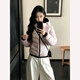 佐敘排骨羽絨棉服女2026春季新款韓系小個(gè)子爆款百搭顯瘦連帽棉襖外套 粉色 L (105-120斤）