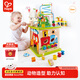 Hape【歐盟品質(zhì)】六面體早教盒子繞珠配對滾珠 益智玩具兒童禮物 森林動(dòng)物游戲盒 18M-3Y