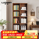 羅森（LUOSEN）全實(shí)木書(shū)柜書(shū)架家用多層收納儲物柜小型置物架落地書(shū)柜 10格子