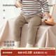 babylove寶寶打底褲春秋款百搭長(cháng)褲休閑褲莫代爾彈力褲嬰幼兒褲子 卡其色 90 cm
