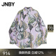 JNBY/江南布衣25夏新品襯衫棉質(zhì)寬松浪漫花卉長(cháng)袖襯衣5P421564H 690/粉色系 XS
