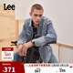 Lee舒適版復古男長(cháng)袖翻領(lǐng)牛仔夾克外套潮 復古淺藍色 M