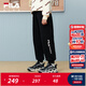 斐樂(lè )FILA【抗菌功能】?jì)和b2025年冬季新款男童中大童加絨長(cháng)褲 傳奇藍-NV 140