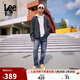 Lee25新品726標準中腰直筒丹寧回潮中藍色男牛仔褲