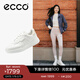 愛(ài)步（ECCO）休閑鞋女 百搭平底鞋簡(jiǎn)約球鞋板鞋休閑運動(dòng)鞋 街頭272813 白色/灰白色27281352292 37