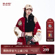 BJHG不計后果澤西風(fēng)美式棒球服外套女款春季潮牌復古情侶款飛行夾克男 朱纓紅 L