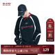 BJHG不計后果美式長(cháng)袖男T恤衛衣早秋季潮牌薄款 賽車(chē)服球衣圓領(lǐng)上衣女 暗夜黑 M