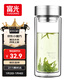 富光雙層玻璃杯 大容量高硼硅玻璃泡茶杯子 帶茶隔商務(wù)辦公水杯男女士