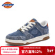 Dickies經(jīng)典低幫板鞋復古百搭男士休閑運動(dòng)鞋潮流男鞋 水洗藍    41   