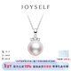 joyself海水Akoya珍珠項鏈女18K金睫毛款天然鉆石吊墜鎖骨頸鏈 akoya珍珠（含銀鏈）8.5-9mm