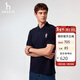 哈吉斯（HAZZYS）男裝 2025夏季【PHIZ系列】3A抗菌液氨工藝寬松短袖polo衫男