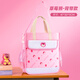 迪士尼（disney）小學(xué)生補(bǔ)習(xí)袋 大容量多功能手提拎書袋兒童補(bǔ)課書包草莓熊背帶