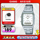 卡西歐（CASIO）復古時(shí)尚簡(jiǎn)約休閑指針液晶雙顯手表AQ-230A-7DMQD