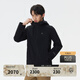 KOLON SPORT/可隆WINDSTOPPER?軟殼夾克 胡歌同款 男子GTX戶(hù)外防水透濕外套 LHWJ5AN039-BK 黑色 XL 180/100A