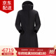 始祖鳥(niǎo)（ARC'TERYX）Centrale Parka 女款防風(fēng)雨保暖派克大衣 加厚中長(cháng)款羽絨服沖鋒衣 Black/黑色 L （60-65kg）尺碼偏大
