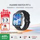華為（HUAWEI）手表WATCH FIT 4【國家補貼15%】運動(dòng)智能健康管理藍牙通話(huà)輕薄NFC門(mén)禁交通支付送男女士朋友Pro3 韻律黑丨送定制表帶+精美表盤(pán)