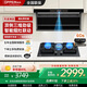 歐派(OPPEIN)【品牌補貼20%】家用油煙機頂側雙吸煙灶套裝變頻大吸力煙機廚房多件套 【煙灶聯(lián)動(dòng)兩件套】800大面板灶-天然氣