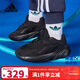 阿迪達斯（adidas）童鞋春秋款男女小童運動(dòng)鞋兒童三葉草OZELIA經(jīng)典復古老爹鞋H04742