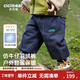 齊齊熊（ciciibear）【仿牛仔羽絨褲】齊齊熊兒童羽絨褲男童冬季外穿女童寶寶保暖褲子 丹寧藍 140