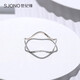 世紀緣車(chē)花波紋鉑金戒指PT950鉑金波浪指環(huán)時(shí)尚經(jīng)典百搭送女友新年禮物