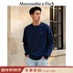 Abercrombie & Fitch經(jīng)典小麋鹿圖案美式棉質(zhì)圓領(lǐng)套頭長(cháng)袖T恤25秋冬男裝124-5565 海軍藍 S (175/92A) 尺碼偏大，建議小一碼