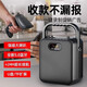 金正哈曼卡頓音效S18廣場舞音響大音量戶外k歌家用叫賣擺攤便攜式手提藍(lán)牙音箱中秋節(jié)禮物 黑色單機(jī)版