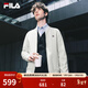 FILA 斐樂(lè )官方男子針織長(cháng)袖外套25秋冬季新款時(shí)尚休閑商務(wù)行政棒球服 雅灰-GY L 175/96A/L