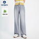 Navigare意大利小帆船26春夏新款女士寬松闊腿褲休閑牛仔褲長(cháng)褲2312576514