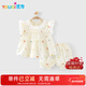 優(yōu)奇女寶寶短袖短褲2025新款夏季薄款嬰兒夏裝可愛(ài)小套裝女童一歲衣服